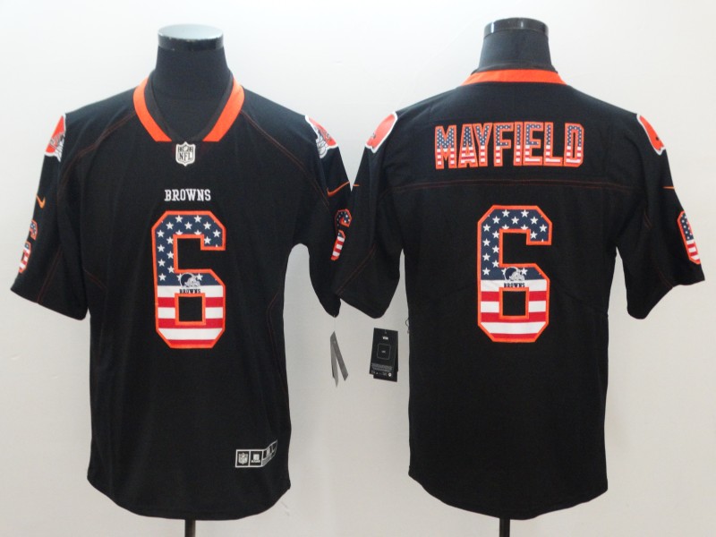 Men's Cleveland Browns Baker Mayfield Black Legend Jersey